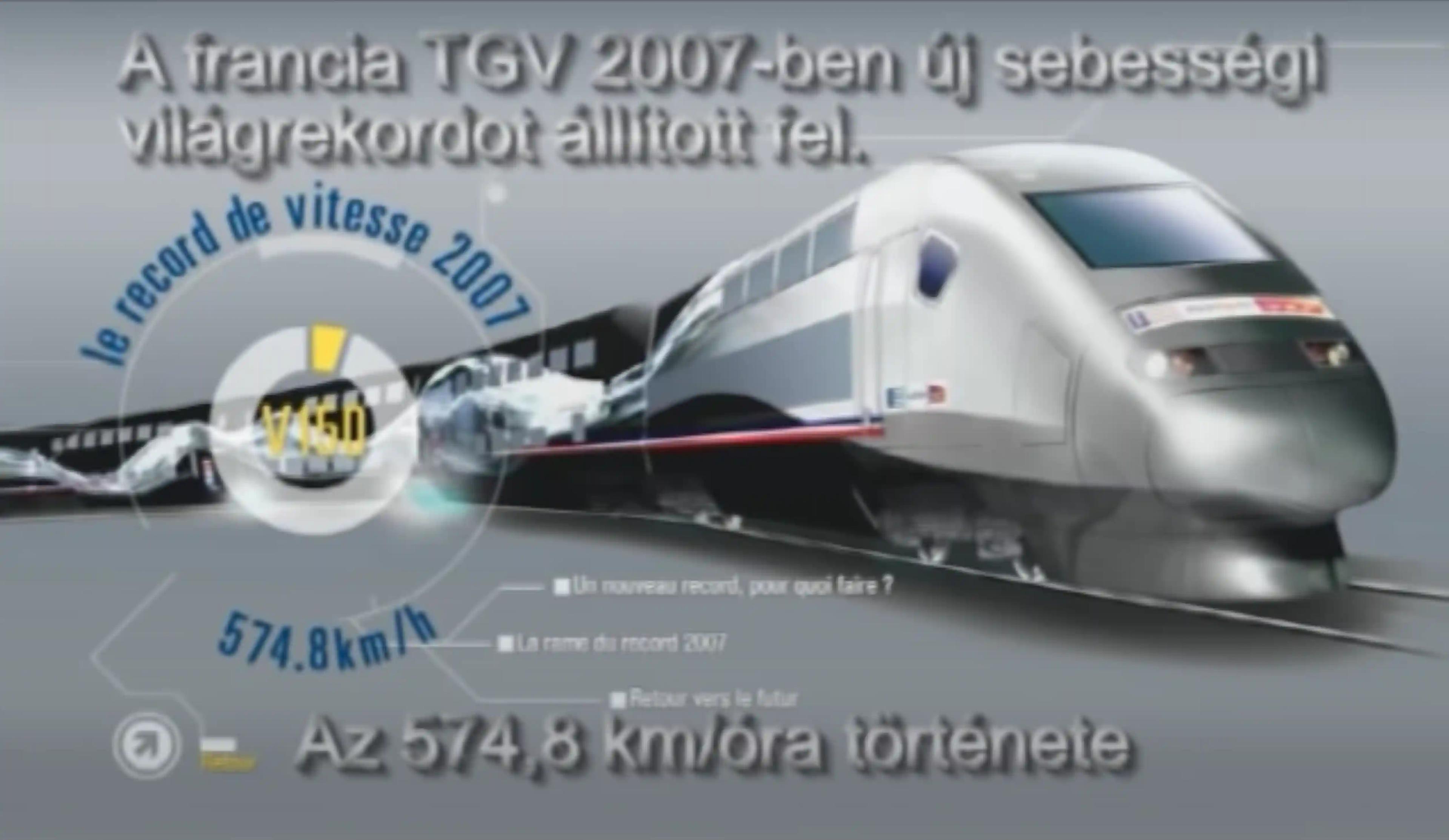 TGV speed record 574,8 km/h